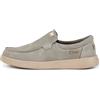 Kickback Don Juan Mocassini Slip‑On in Camoscio da Uomo - Scarpe Smart Casual con Interno Foderato in Pelle - Comfort Ammortizzato per Serate e Uso Quotidiano - Taupe Suede, EU 42
