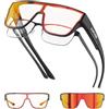 KAPVOE Sovraocchiali da Sole Donna Uomo Fotocromatici Occhiali da Sole Quadrati UV400 Protezione Montatura in TR90 Fit over Glasses Sunglasses Ciclismo Guida Sport Golf