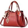 Myhozee Borsa Bauletto Donna Tracolla Elegante borsa in Pelle Mano Donna Media Tote Bag con la Cerniera