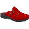 Fly Flot | Classic Woman, Pantofole Donna Ricamata in Pet Riciclato e Fibbia Sottopiede in Panno