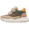 Falcotto Sneakers in Suede e Tessuto Tecnico, Tortora-Militare- 22