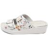 Dr.Punto Rosso Dr Punto Rosso Medical Comfort 400SBF Sandali Zoccoli Sabot Pantofole Scarpe Pelle Donna, Fiore, EU 41