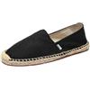 Altxic Espadrillas Piatte da Uomo Tela con Punta Chiusa e Slip on Nero Scuro 44 EU