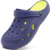 Procity Zoccoli | Sabots Unisex per Donne e Uomini | Clogs da Giardino Traspiranti | Scarpe da Giardino | Pantofole Leggere | Sandali da Spiaggia Navy Yellow 45