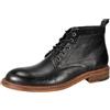 YFFUSHI Stivaletti Uomo in Pelle Vera Alla Caviglia con Lacci Scarpe Eleganti da Città, nero, 41
