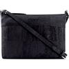 Corkor Borsa in sughero - Borse in sughero da donna, borsa a tracolla vegana cruelty free, colore nero, nero