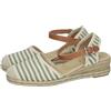KOKI'S KOKIS 0732P Spartigas a righe Kokis Donna Colore Kaki Donna Espadrillas