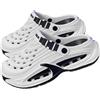 zoocco Garden Clogs for Women Men, Arch Support Clogs Summer, Lightweight Slip-On Garden Shoes, Quick-Dry Beach Sandals (White,44)
