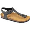Valleverde VG1831P Sandali bio Scarpe Infradito Trekking Uomo in Pelle Nero Nero/46