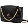 LA'FESTIN LAFESTIN Borse a tracolla trapuntate piccole da donna con tracolla a catena, borsa a tracolla piccola alla moda, borse a tracolla da donna con pochette morbida - Mousse Nero
