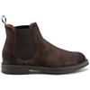 Frau, Stivaletto Uomo in Pelle Liscia Nera, Con Elastico Bilaterale e Pull Up in Tessuto, Suola Nera in Gomma con Grip Antiscivolo, Altezza Gambale 12 cm, Made in Italy