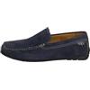 Valleverde 17990 Mocassini Casual Uomo Scamosciato Blu Suola Gomma
