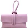 Chicca Borse Borsetta Pochette da Donna in Pelle Dollaro (Rosa Candy)