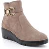 ENVAL SOFT Donna Scarpe 8766411 Tronchetto in camoscio Beige 36