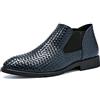 ottspu Blu,40 EU, Stivaletti Chelsea da Uomo Stivaletti Estivi Stivaletti Intrecciati Scarpe Casual Taglia 38-46 EU