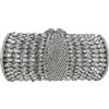 Boutique De FGG Picco Pochette e Clutch Cristallo Donne Strass Borse da Sera Sposa Borsetta da Matrimonio com Punte,Mini