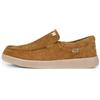 Kickback Don Juan Mocassini Slip‑On in Camoscio da Uomo - Scarpe Smart Casual con Interno Foderato in Pelle - Comfort Ammortizzato per Serate e Uso Quotidiano - Hairy Suede, EU 46