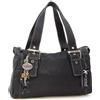 Catwalk Collection Handbags - Borsa a Spalla in Pelle - Borsa a Mano Giorno Media da Donna - Jane - Nero