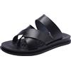 Harssidanzar KM221UK KM221UK - Sandali da uomo con spalline incrociate, infradito da uomo