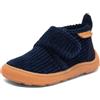 Bisgaard Barefoot Basic, Scarpe da Ginnastica, Navy Corduroy, 28 EU Larga