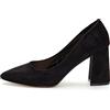Rio Fiore Scarpe con Tacco, Décolleté Donna, Nere, 8 cm Tacco Largo, Ecopelle Scamosciata, Scarpe Eleganti, Сomodi Tacchi Nere, DL983-0716-13 (Black Microfiber, 40 EU)