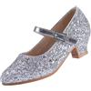 EIGHT KM Scarpe con Tacco Principessa Eleganti Lucente Comunione Cerimonia Ballerine Bambina Tacchi Ragazza EKM7015
