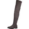 Elara Stivali Donna Overknee Chunkyrayan Grigio 0-76-Grau-39