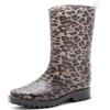 Mufanton Stivali da Pioggia da donna Scarpe da Pioggia comode Stivali di Gomma Scarpe da Giardino Antiscivolo All'aperto,Nero 1,EU40