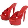 LIUGUISUOCHBH Sandali con Tacco a Spillo Sexy da Donna, 15 cm | per Feste in Spiaggia, Matrimoni, spogliarelliste, Pole Dance ed Eventi in Night Club