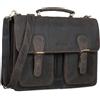 STILORD 'Denver' Borsa Ventiquattrore Uomo Pelle Vintage marrone-scuro Borsa Porta Pc 15,6 pollici Borsa da Lavoro Uomo Cuoio autentico Borsa Pelle Grande