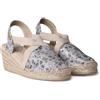 Toni Pons Triton - Espadrille con zeppa vegana per donna in tessuto di cotone., scuro, 36 EU