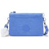 Kipling Borsa a tracolla Riri Metallic, Blu Cocktail, 9.5''L x 6.25''H x 2.5''D, Kipling Borsa a tracolla Riri Donna