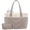 LOVEVOOK Borsa Shopper Da Donna, Grande Bag Da Lavoro, Borsa Per Computer Portatile