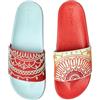 Dedoles Ciabatte Donna e Uomo Bambini Sandali Spiaggia Piscina Design | PVC sicuro, antiscivolo, suola sagomata, spiaggia piscina città, leggero, regalo, patatine fiori volpe lama, sandali estate