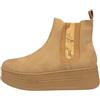 Alviero Martini 1A Classe Alviero Martini Beatles Donna Geo Elevate 1ᴬ Classe Beige 1211 205b Stivaletti Alti Suola Gomma Logato 5.5 Cm