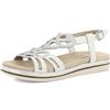 inblu Sandali Donna Con Cinturino Regolabile E Brillantini, Morbido Plantare In Tessuto Imbottito SandaliDonna