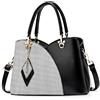 NICOLE & DORIS Borsa da Donna Elegante e alla Moda Borsa a Mano Borsa a Tracolla di Grande Capacità Borsa con Manico Superiore Borsa a Quadri