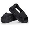 Gaatpot Sandali per Diabetici Donna Scarpe Ortopediche Uomo Larghi a Strappo Sandali Riabilitativi Regolabili Apertura per Piedi Gonfi Nero EU46