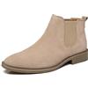 MlYJmer Stivale da Uomo Casual Chelsea Boot Chukka Stivaletti,Beige,41 EU