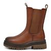 IF FASHION Stivali Stivaletti Anfibi Scarpe Chelsea da Donna Platform IF-6626 camel N.39