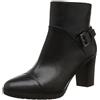 Geox D Raphal Mid A - Stivaletti Donna, Nero (Blackc9999), 36 EU