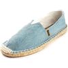 Kentti Uomo Striscia Colorata Piatto Tela Espadrillas Blu 42 EU