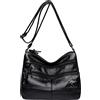 NICOLE & DORIS Borsetta Donna Media Borse a Tracolla con Scomparti Capienti Multiple Borsa a Spalla in Pelle PU Leggera con Tracolla Regolabile per Scuola, Viaggi, Lavoro, uso Quotidiano