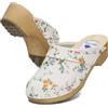 BeComfy Zoccoli Unisex in Pelle da Donna e Uomo in Legno e Vera Pelle 35-46 EU