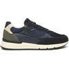 Nero Giardini I500871U Sneakers Uomo in Camoscio, Pelle E Tela - Blu 44 EU