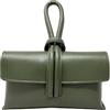 Chicca Borse Borsetta Pochette da Donna in Pelle Dollaro