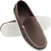 Zerimar Mocassino Nautico da Uomo in Vera Pelle, Calzatura Elegante e Leggera per Uso Quotidiano o Formale, Scarpa Moderna e Confortevole, Colore Marrone, Taglia 44.