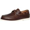 Timberland Uomo Scarpa da Barca in Pelle Cedar bay Essential, Rust Full Grain, 41 EU