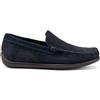 Frau - Slip-on in Pelle Scamosciata punzonata, Blu, 39