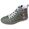 Xmiral Stivaletti Stivali Sneakers Donna Calda Taglie Forti Scarpe Basse Casual con Zeppa Stivali Corti alla Caviglia